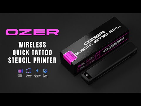 Imprimante rapide sans fil OZER pour pochoirs de tatouage