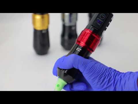 Stylo machine Bluetooth EZ Tattoo P3 Pro 2x batteries noir mat