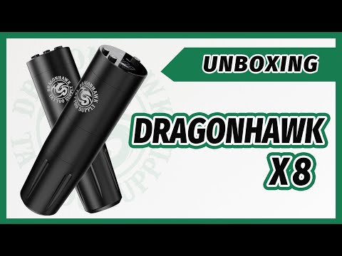 Stylo de machine à tatouer sans fil Mast Dragonhawk X8 vert