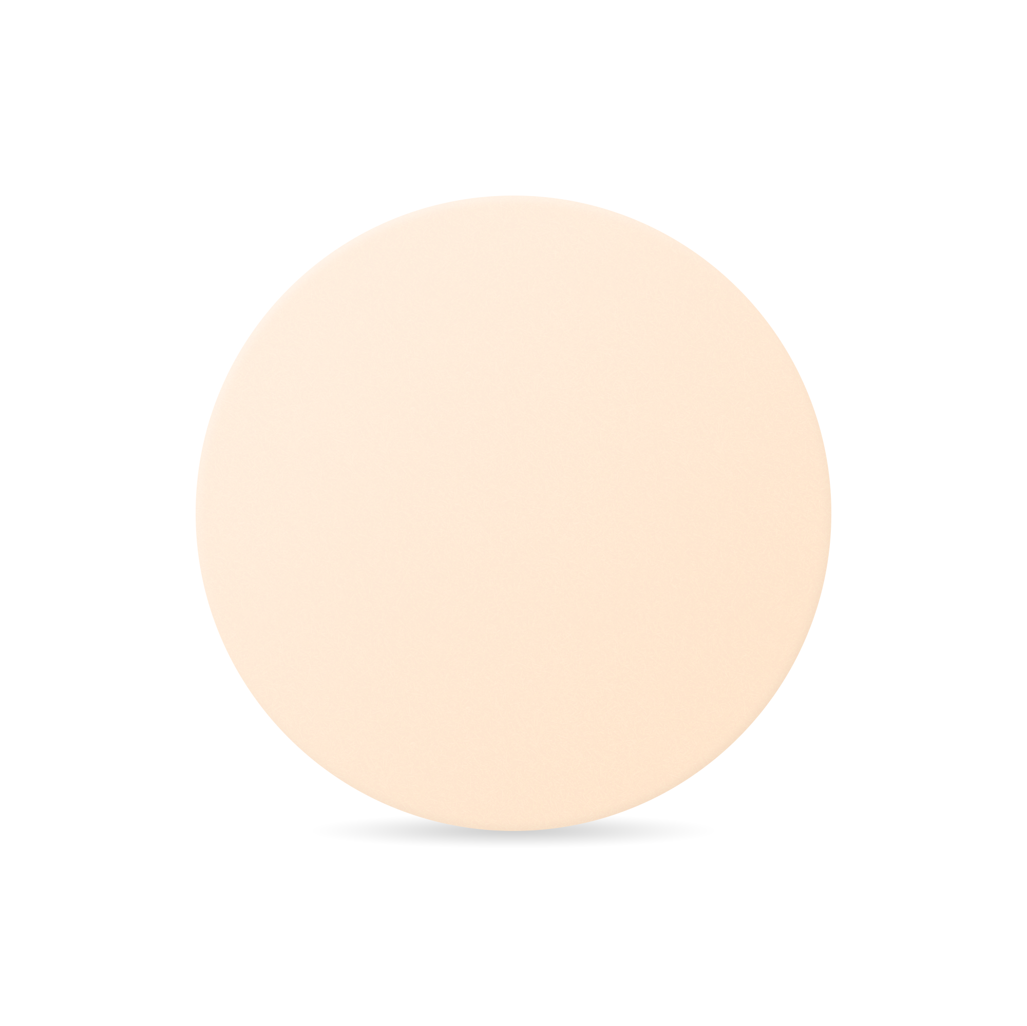 Swiss Color Tapis d'entraînement Peau Douce Rond 4 pièces