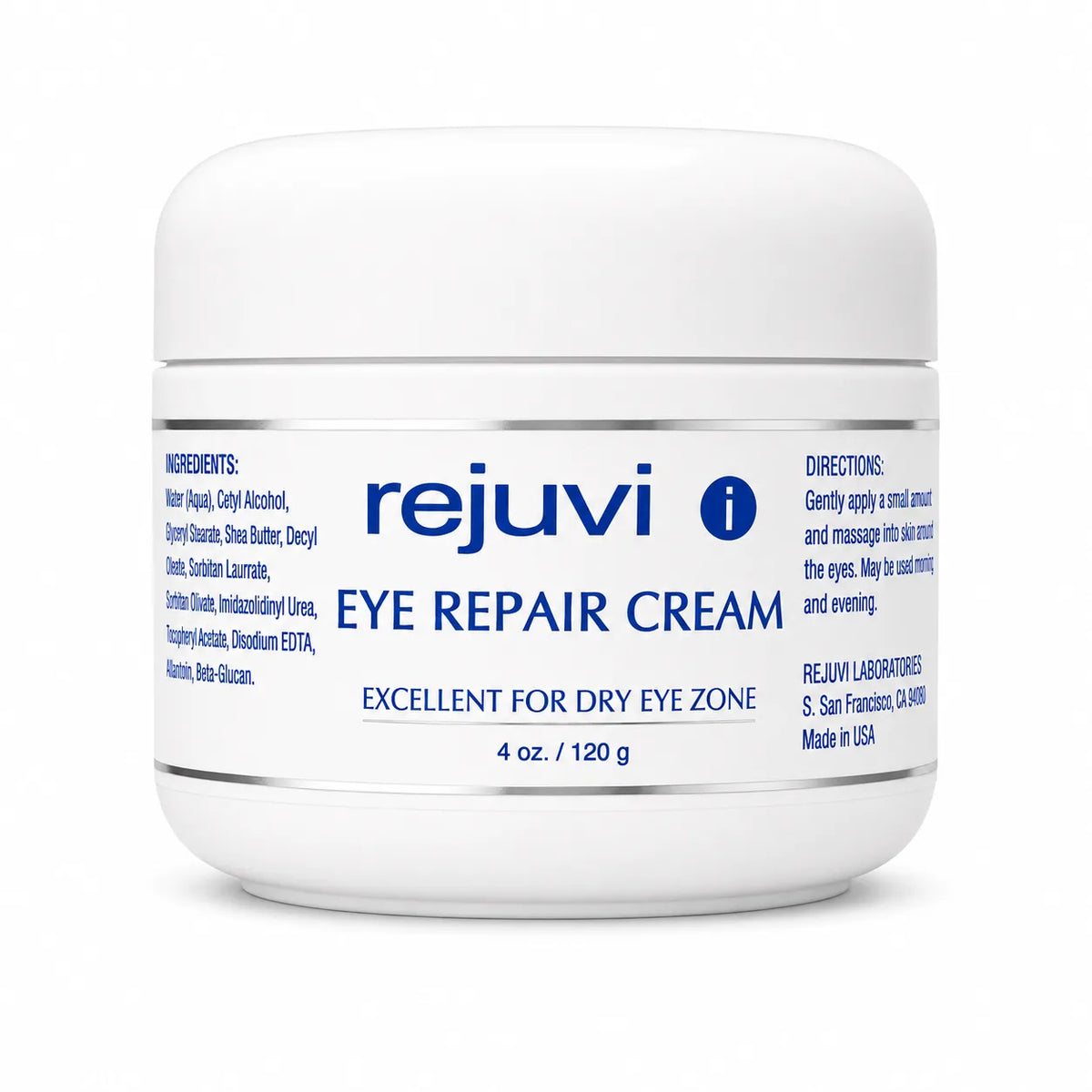 Rejuvi i Crème Soin Des Yeux 120g, Pot de crème