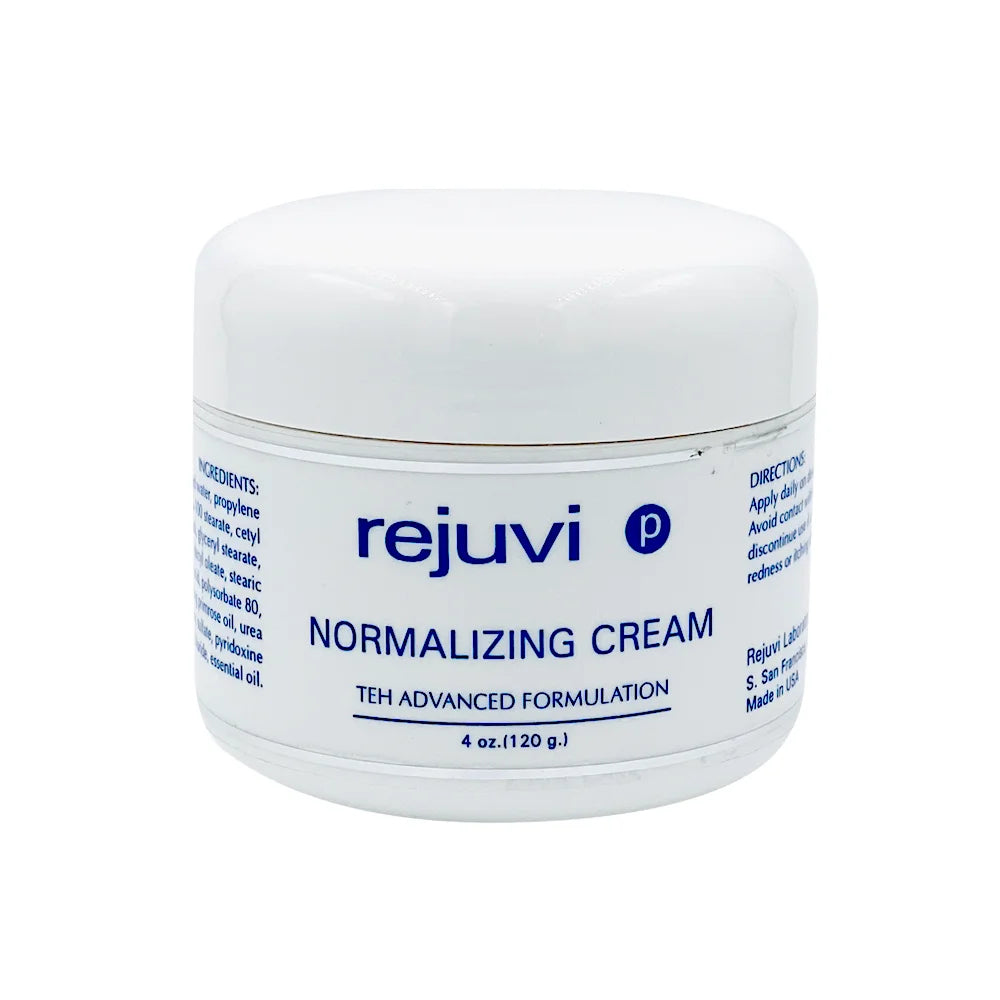Rejuvi p Normalizing Crème Visage 120g – Pot, étiquette avant