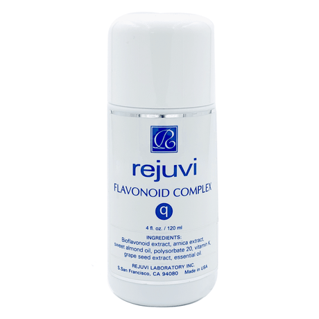 Rejuvi q Complexe De Flavonoïdes 120ml – Flacon, étiquette avant