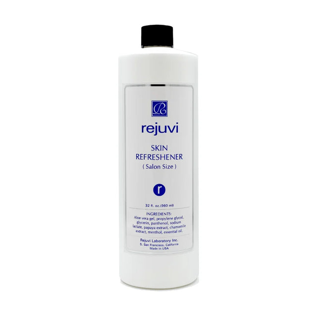 Rejuvi r Rafraîchissant Pour La Peau 960ml – Flacon, étiquette avant