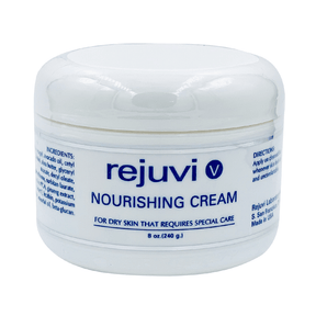 Rejuvi v Hydratant Visage 240g – Pot, étiquette avant
