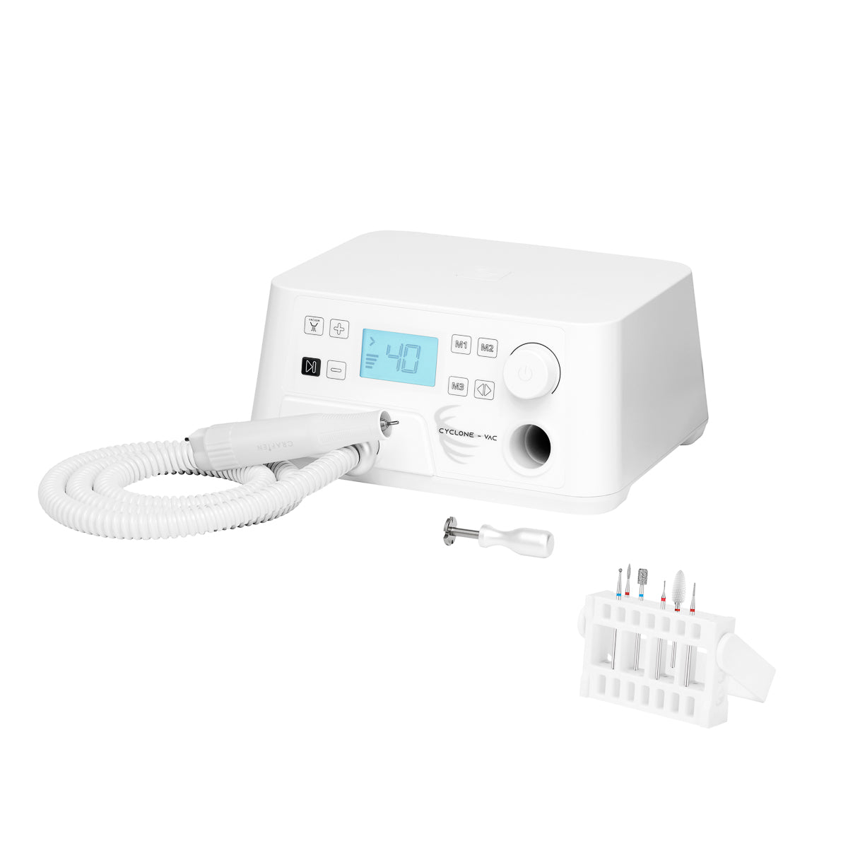 Saeyang Marathon Cyclone-Vac podiatry nail drill machine with absorber + podoset - BVShop