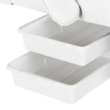 SILLON COSMETIC CHAIR WITH CUVETTES WHITE - BVShop