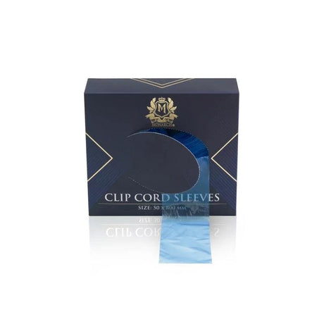 Skin Monarch Clip Cords Sleeves 50 x 800mm Blue 125 pcs. - BVShop