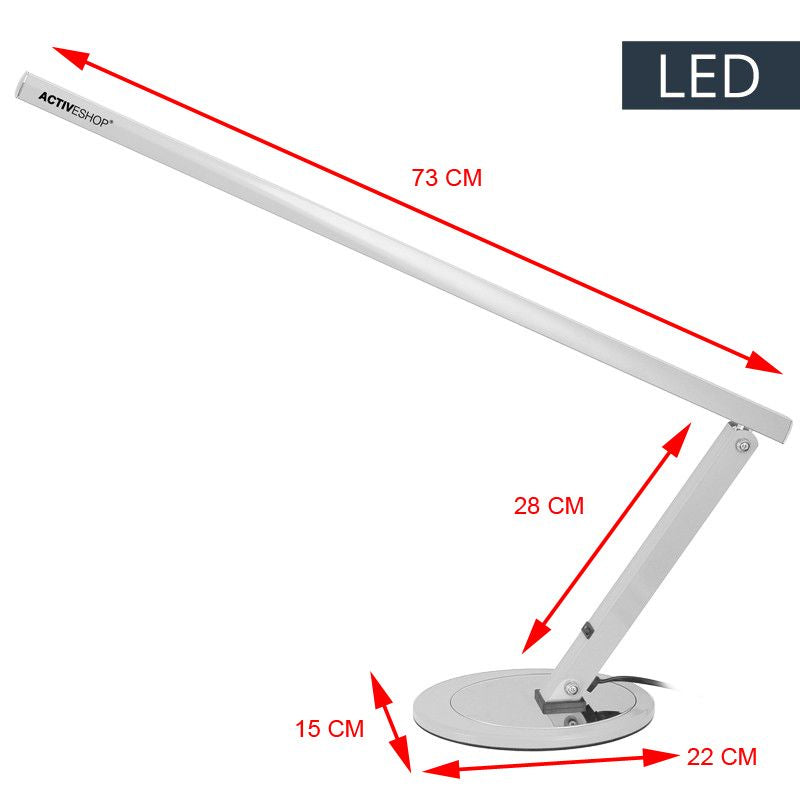 Slim LED aluminum desk lamp - BVShop