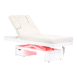 Spa cosmetic bed azzurro 815b glowing white heated - BVShop