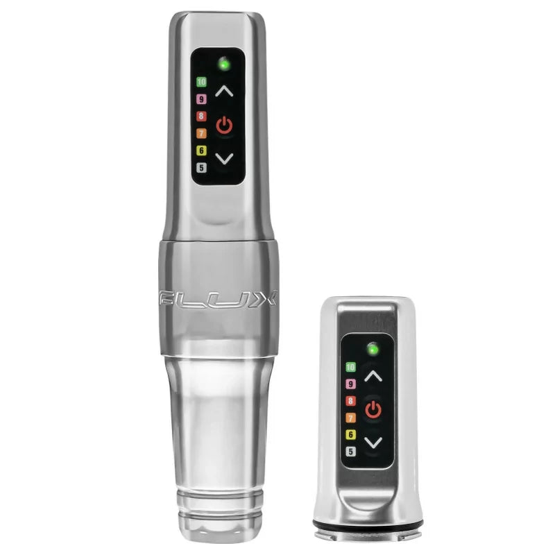 Spektra Flux Mini Argent avec Machine à Tatouer Power Bolt & PMU