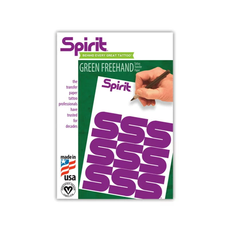 Spirit Green Freehand Tattoo Transfer Paper - BVShop