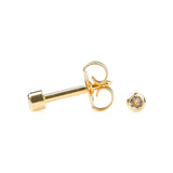 Boucle d'oreille Studex April Crystal Bezel