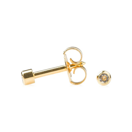 Boucle d'oreille Studex April Crystal Bezel