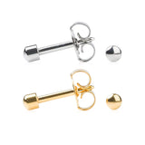 Boucle d'oreille à boule traditionnelle Studex