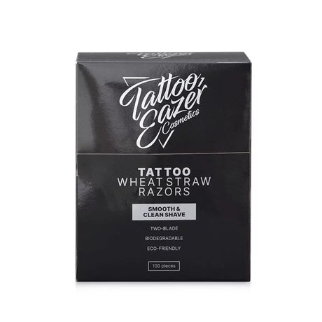 Tattoo Eazer Wheat Straw Razors 100pcs - BVShop