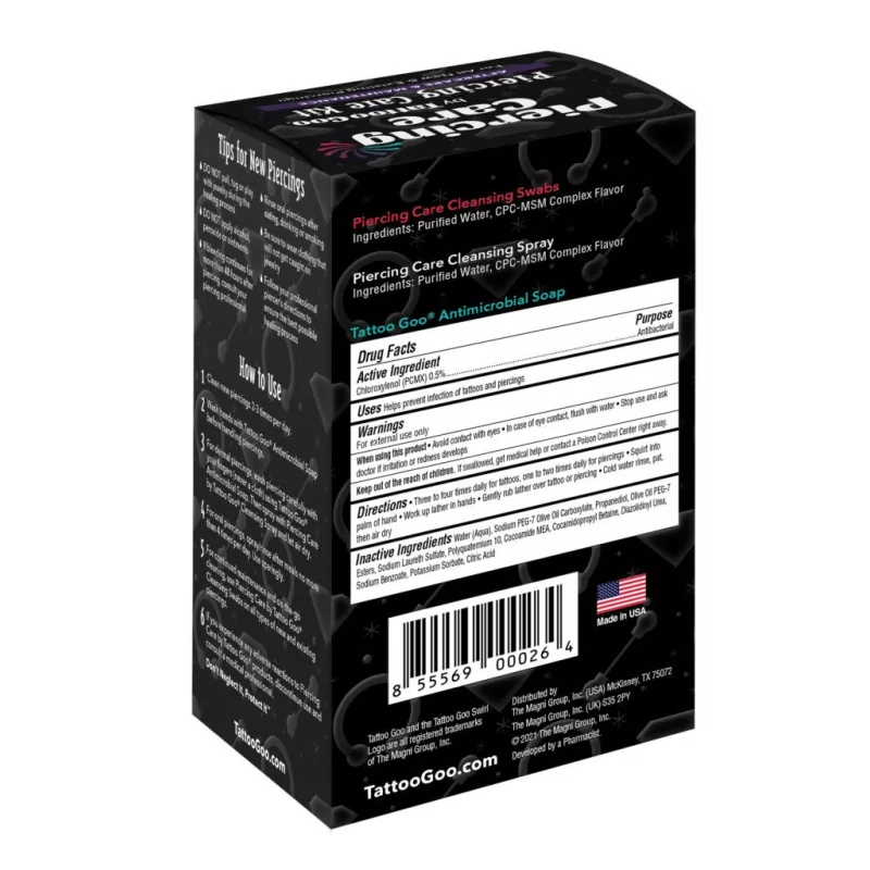 Trousse de soins après-perçage Tattoo Goo