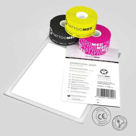 TattooMed Studio Pro Tape Black/Yellow/Pink - BVShop