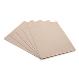 Set of five The Perma PMU practicing skin sheets with printed brow shapes and outlines for tattoo practice and training.