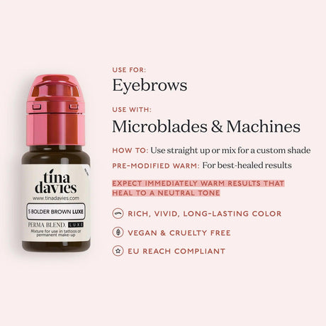 Tina Davies LUXE Bolder Brown Pigments 15ml - BVShop