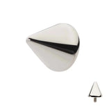 Pointe de labret à pointe en spike en titane