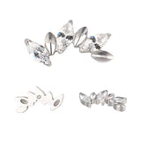 Bague en titane alternative marquise