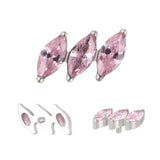 Bague en titane marquise diagonale