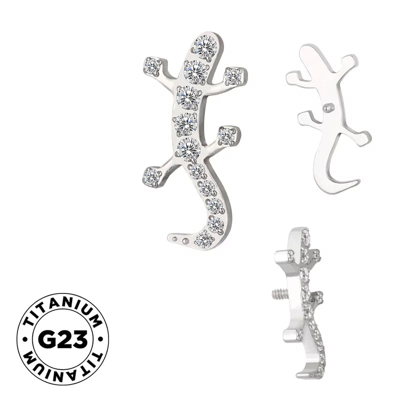 Bague en titane Gecko