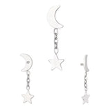 Bague en titane Moonstar