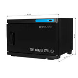 Towel warmer with uv-c 16l black sterilizer - BVShop