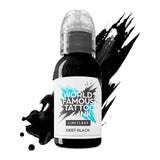 Encre de tatouage illimitée mondialement célèbre - Noir profond (30ml)