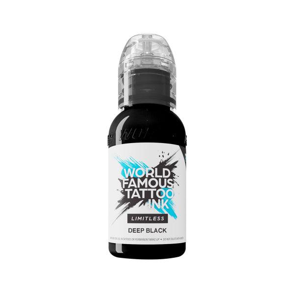 Encre de tatouage illimitée mondialement célèbre - Noir profond (30ml)