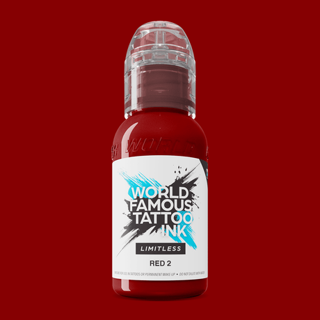 Encre de tatouage rouge illimitée mondialement célèbre 2 (30 ml)