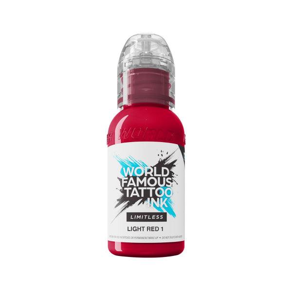 Encre de tatouage Light Red 1 (30 ml) de la marque World Famous Limitless