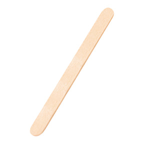 Wooden spatula medium 114x10x2mm - 100 pieces - BVShop