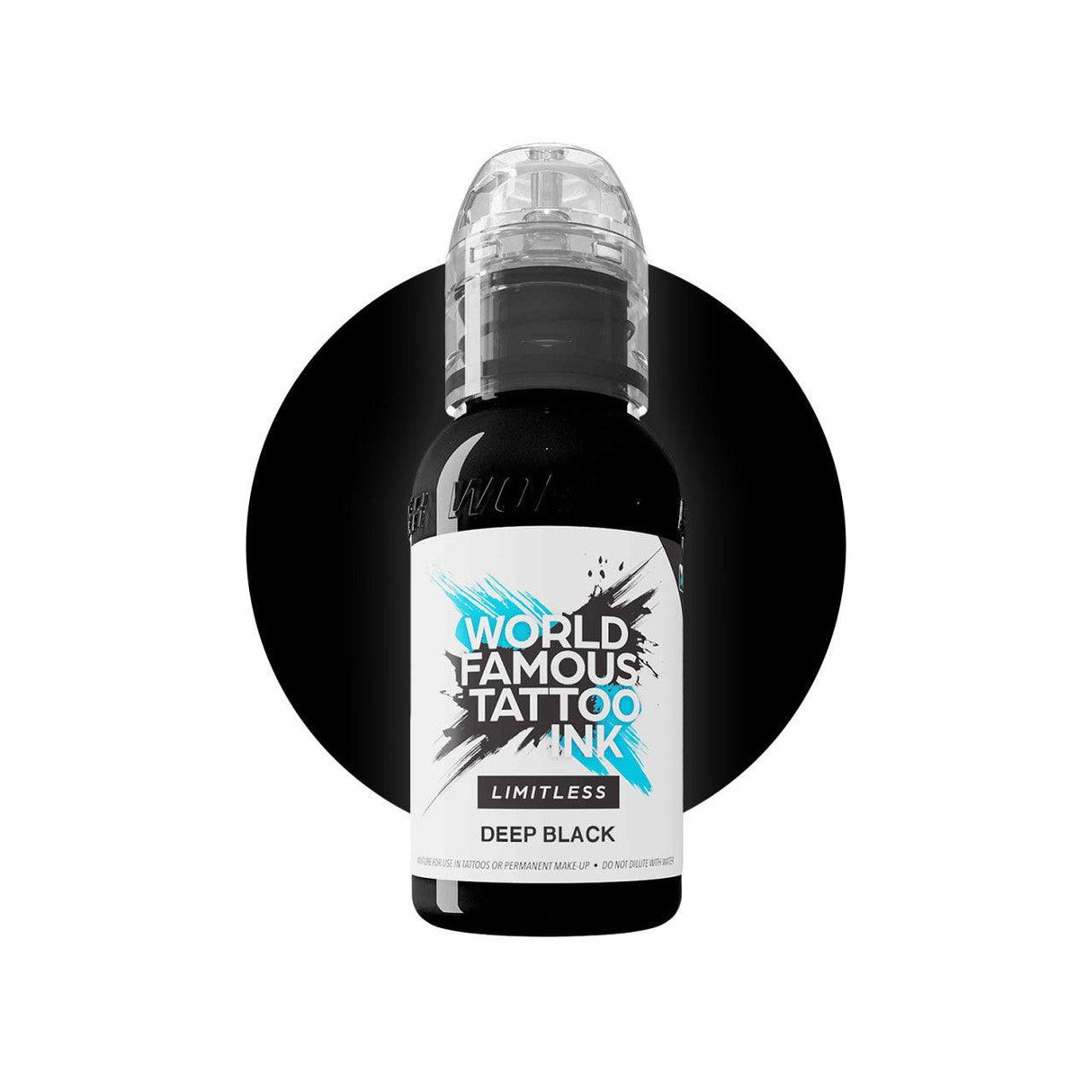 Encre de tatouage illimitée mondialement célèbre - Noir profond (30ml)
