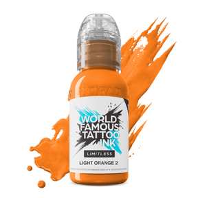 World Famous Limitless Tattoo Ink - Light Orange 2 30ml - BVShop