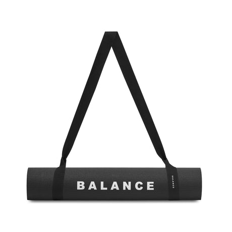 YOGA MAT BALANCE PVC BLACK - BVShop